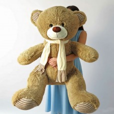 Плюшевый медведь 150см кремовый